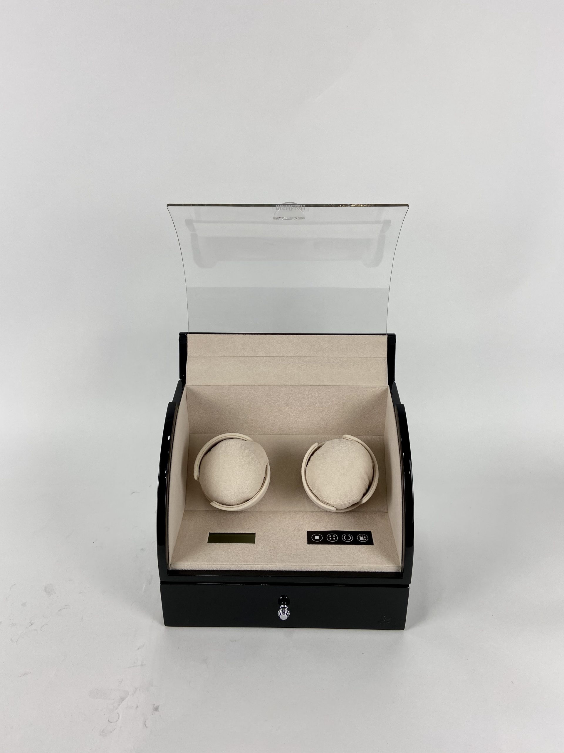 2 + 0 Beige Black Watch Winder 2