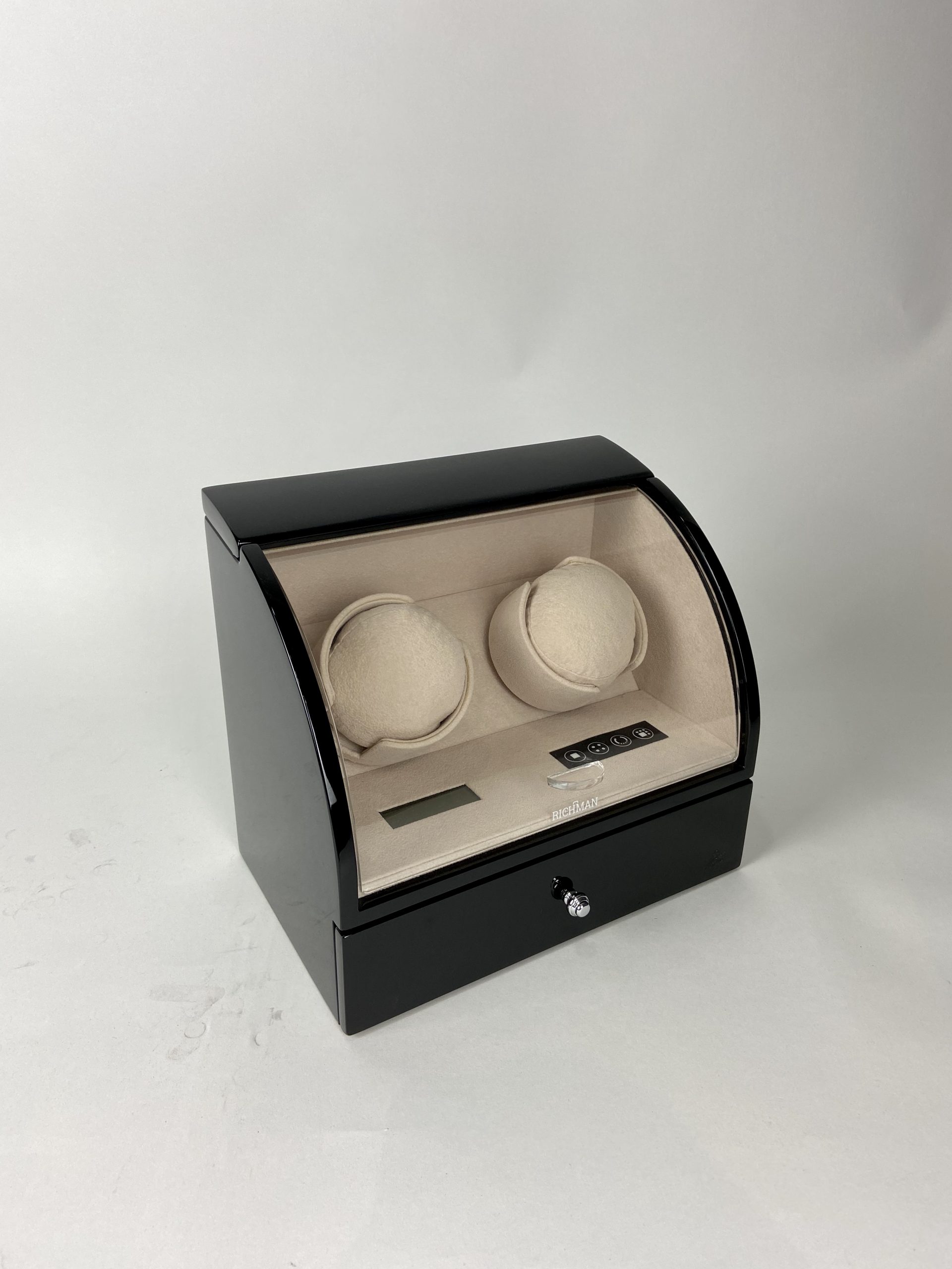 2 + 0 Beige Black Watch Winder 3